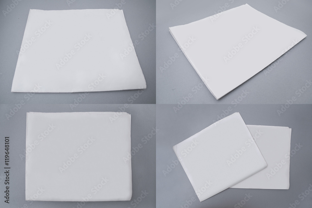 Mock up collage newspaper on a gray background. Most realistic set covers. Mock up collage newspaper on a gray background. Most realistic set covers.