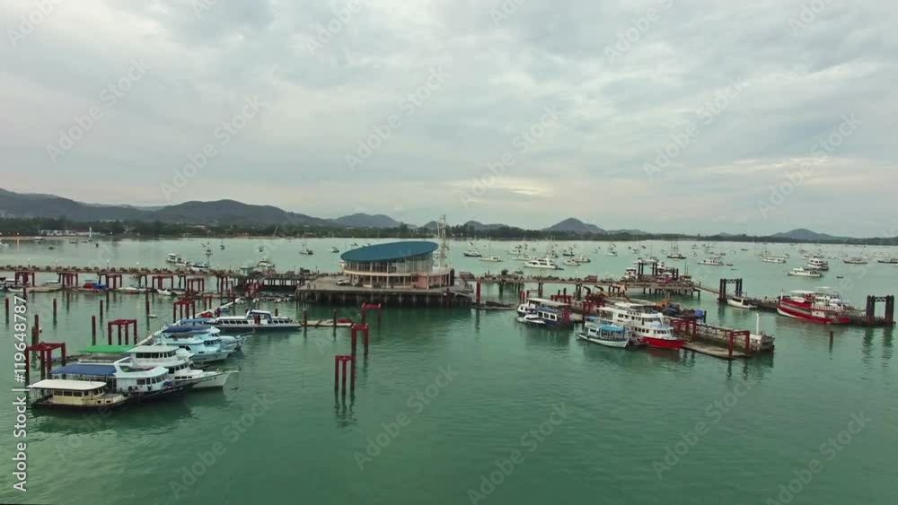 Chalong bay is the most important marina of Phuket there have 2 piers and customs at pier. Chalong pier transport tourist to islands in Andaman sea Chalong bay is the most important marina of Phuket there have 2 piers and customs at pier. Chalong pier transport tourist to islands in Andaman sea