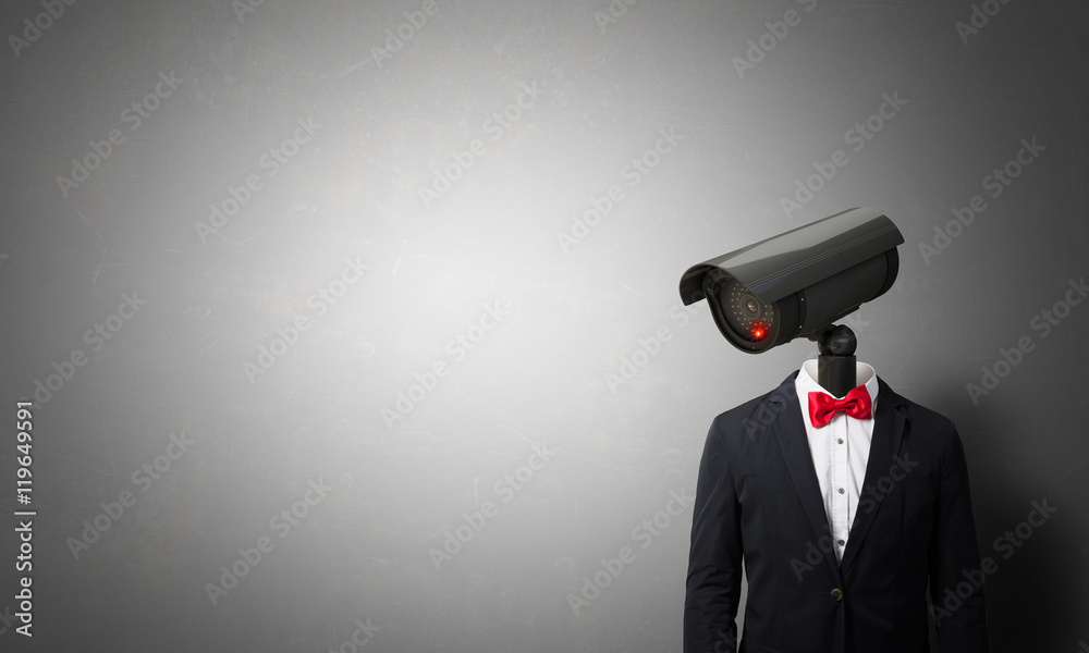 Fototapeta premium Secure your privacy . Mixed media