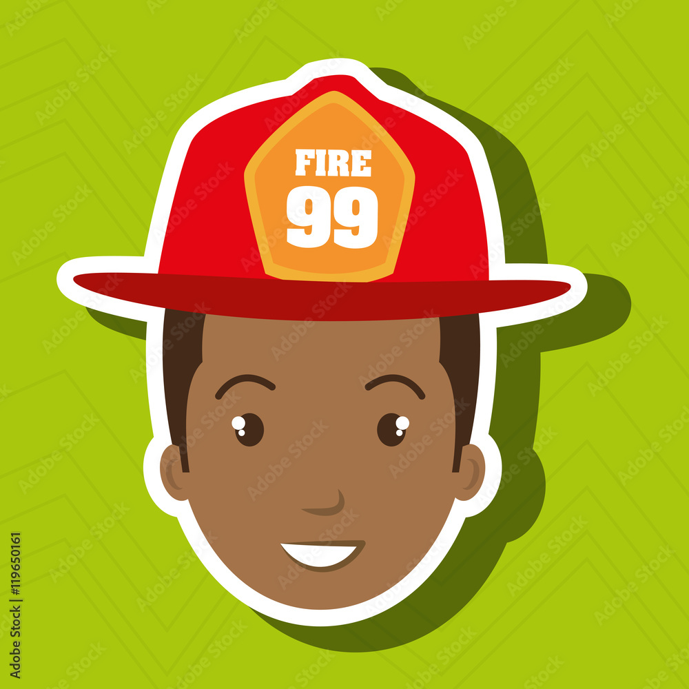 firefighter man service fire vector illustration graphic firefighter man service fire vector illustration graphic