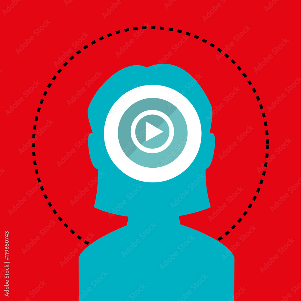 silhouette play music icon vector illustration eps10 silhouette play music icon vector illustration eps10