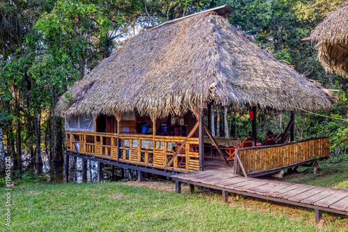 Eco Lodge Made From Bamboo, Amazonian Jungle