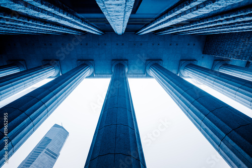 columns of historic building