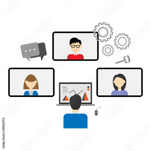 Computer teleconference
