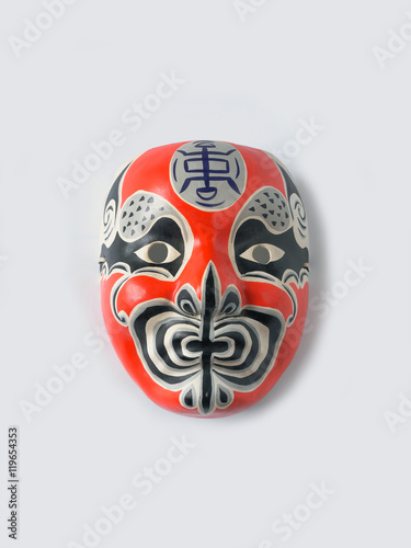 Traditional japanese theater mask