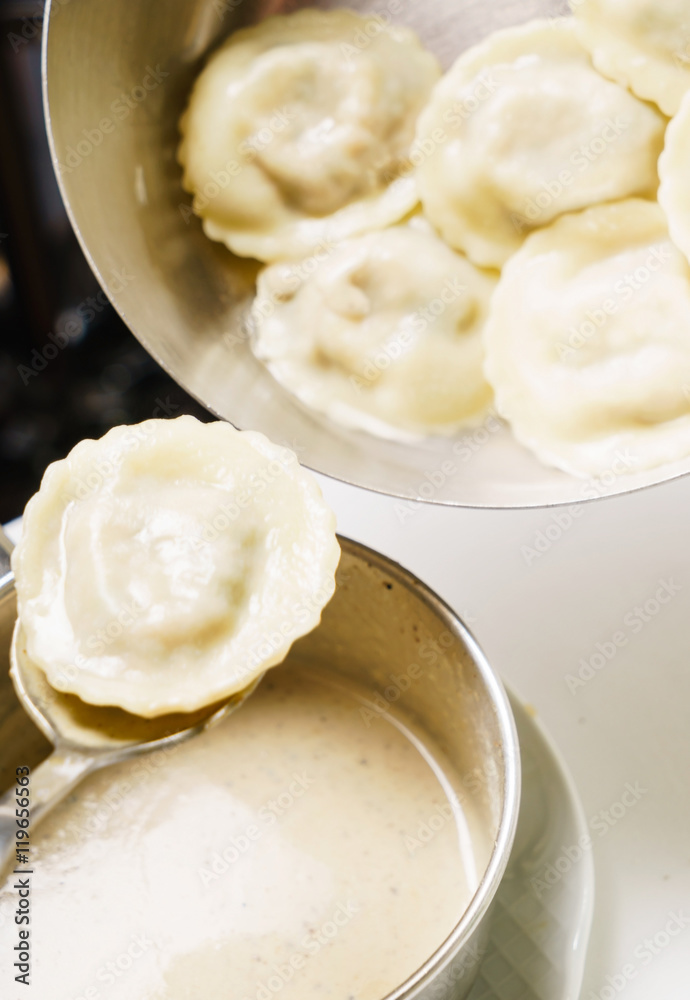 ravioli with mushrooms ravioli with mushrooms