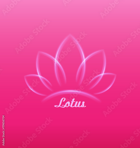 Lotus flower background template