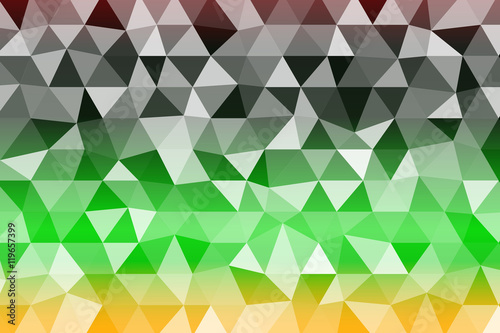 color mosaic of triangular elements. small cell. vector illustration.