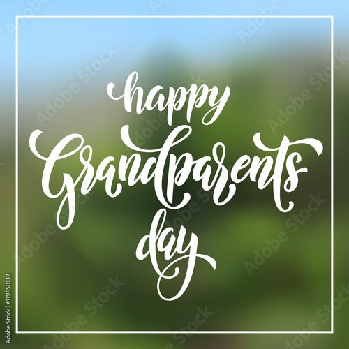 Happy Grandparents Day greeting card
