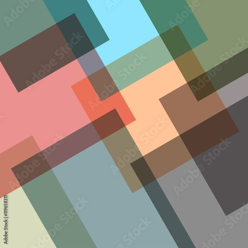 Fototapeta Colored rectangles. Vector.