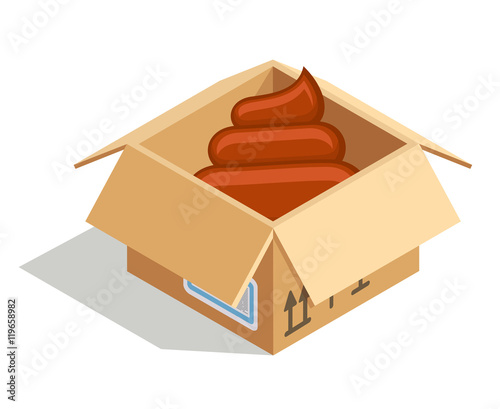 Poo in box