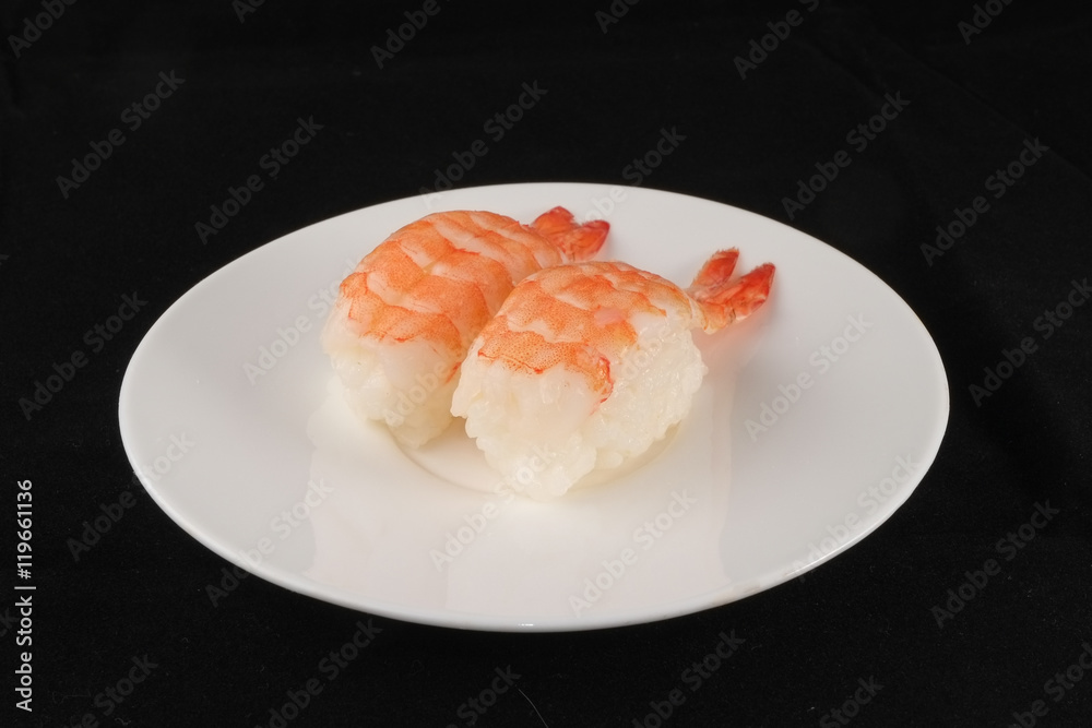 Shrimp sushi
