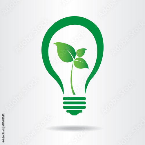 Green eco energy concept.