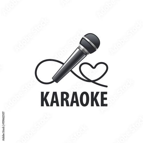 vector logo karaoke