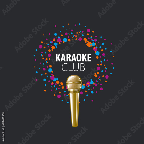 vector logo karaoke