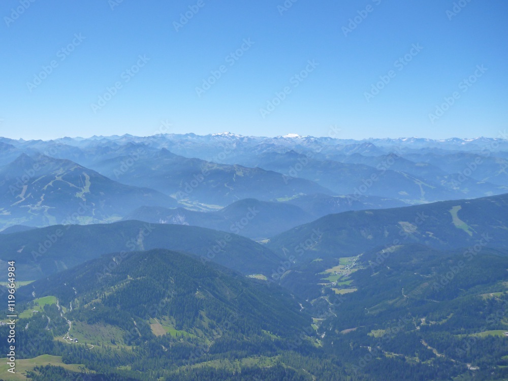 beautiful nature at hoher dachstein in austria