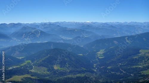 beautiful nature at hoher dachstein in austria