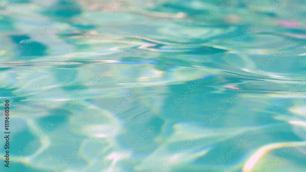 Blue waves in the pool. Blue waves in the pool.