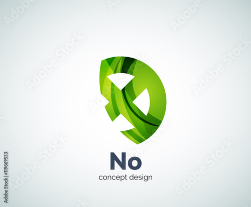 Vector cross logo template photo