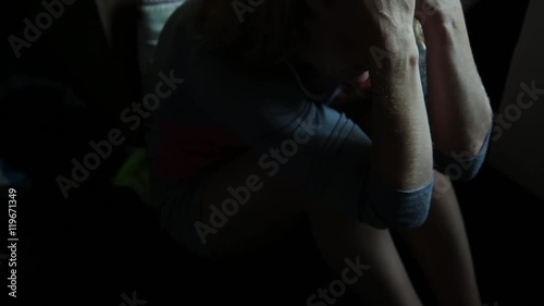 drug addiction among teenagers. sad lonely woman with syringe. depression and emotional instability. social tensions