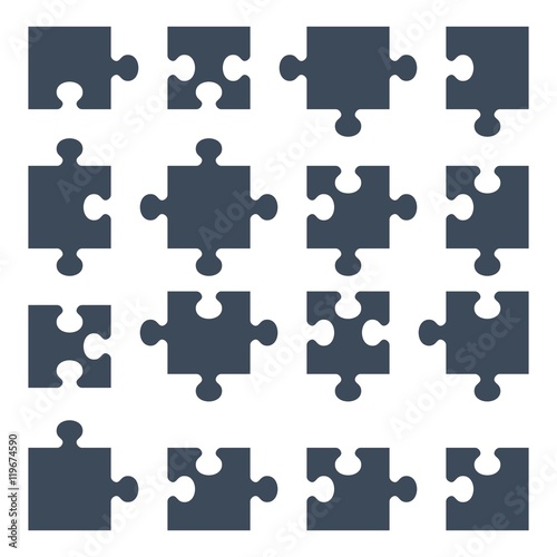 set of puzzle pieces