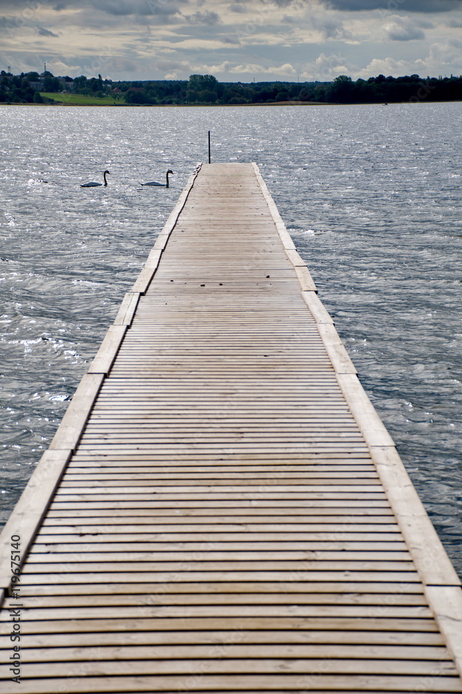 Pier made of wood