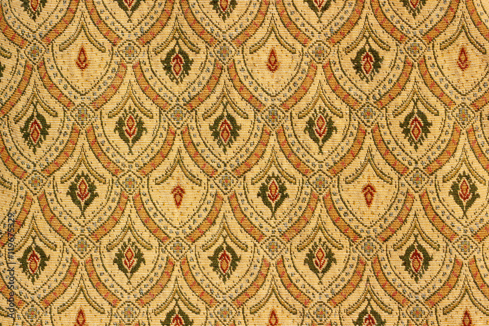 Texture patterned upholstery fabric background
