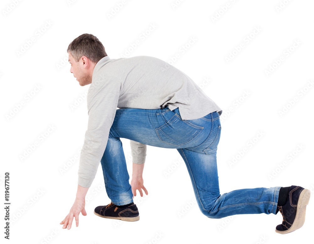 back view of running man. walking guy in motion. Rear view people collection. backside view of person. Isolated over white background. back view of running man. walking guy in motion. Rear view people collection. backside view of person. Isolated over white background.
