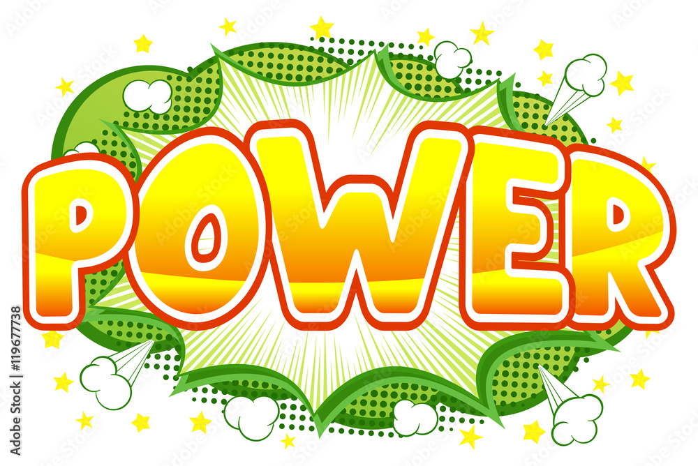 Comic Sound Effekt Power 