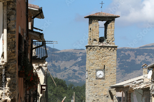 24/8/2016 - Amatrice - Rieti - Italy - The earthquake that destroyed the historic city of Amatrice photo