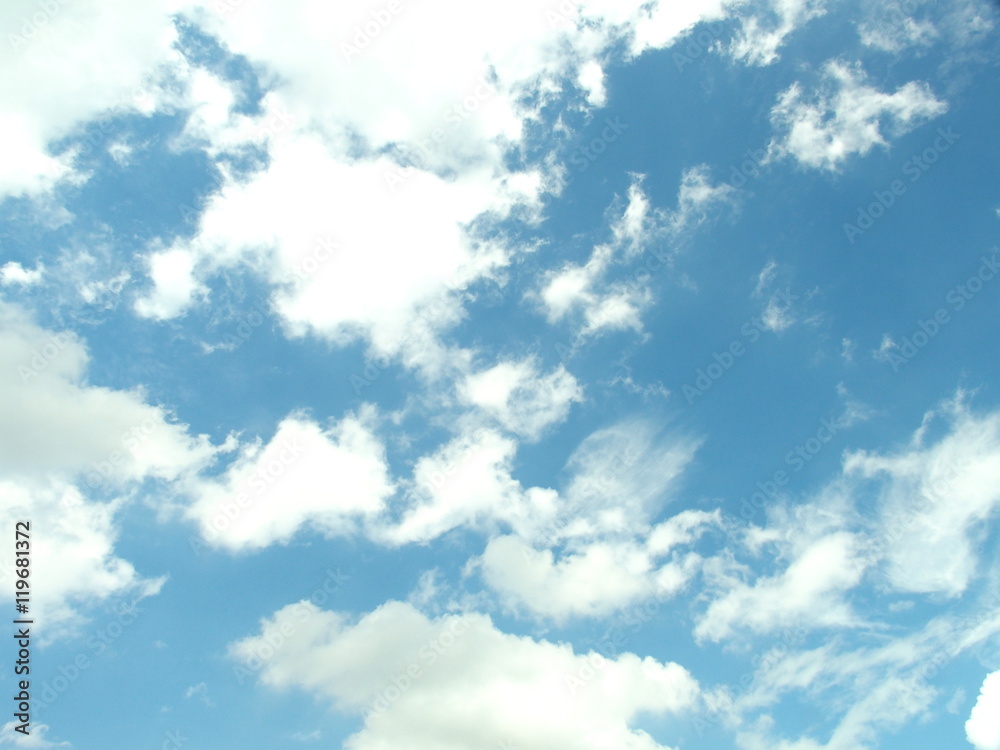 Obraz premium 台風一過の空