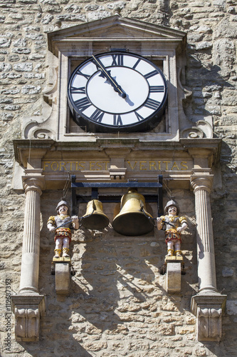 Clock and Chime of Carfax Tower in Oxford photo