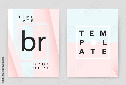 Layout design template, annual report brochure. Business flyer design template.