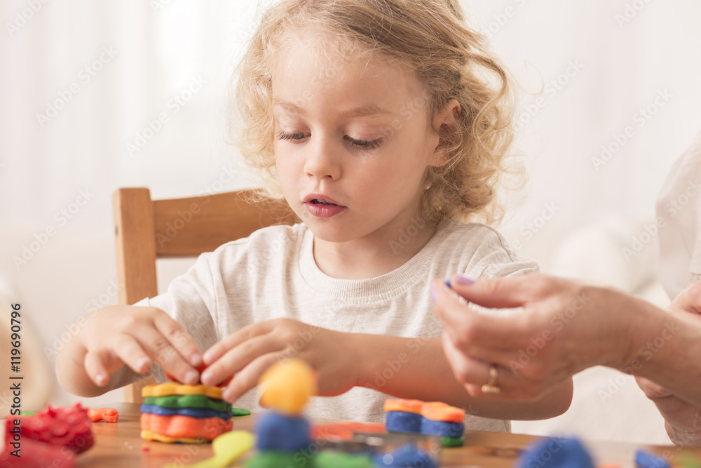 Fun with a play dough Fun with a play dough