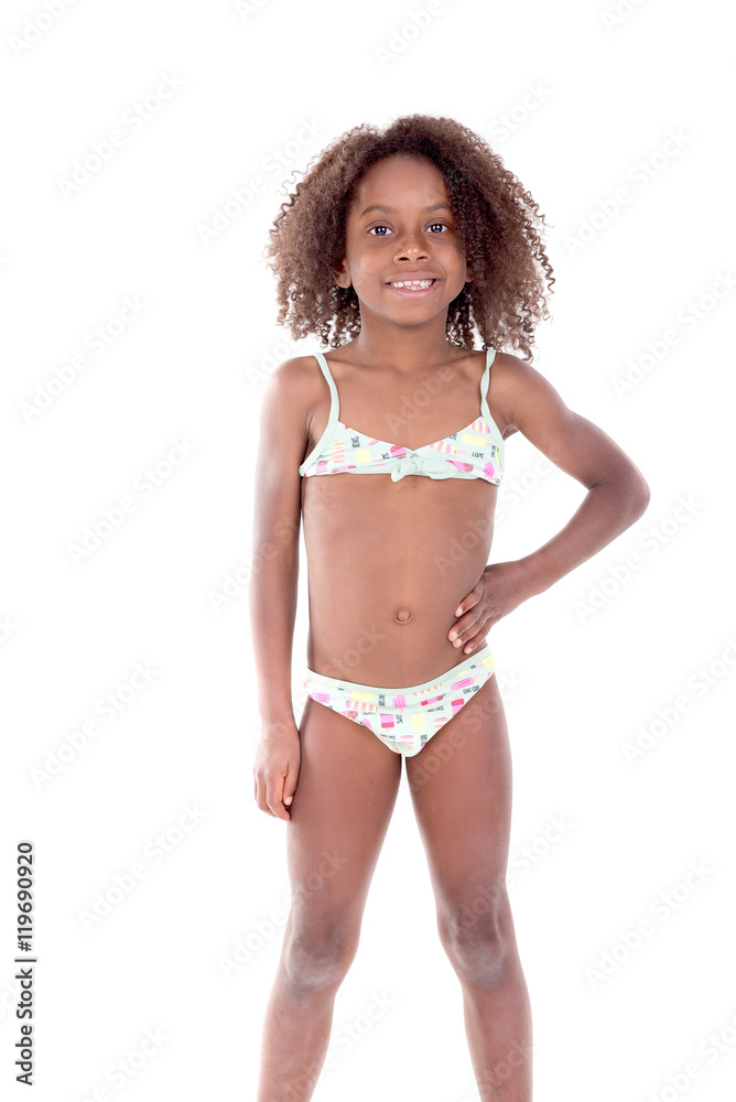 Naklejka premium little girl posing