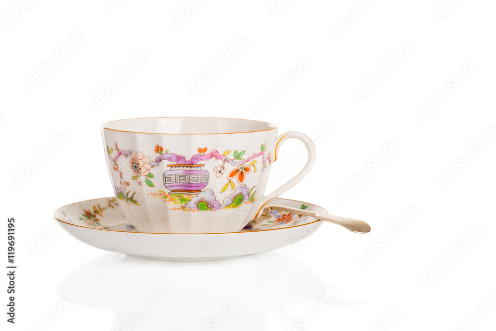 Fototapeta premium Antique Teacup & Saucer