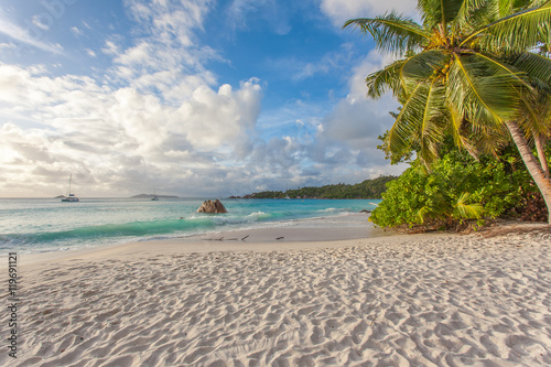 plage d'Anse Lazio, Praslin, Seychelles 