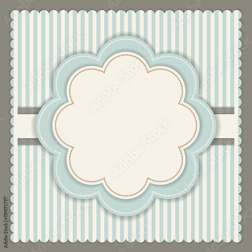 Vintage Invitation Card