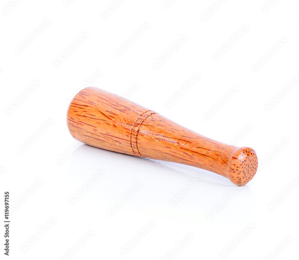 pestle. Isolated on white background Stock Photo | Adobe Stock