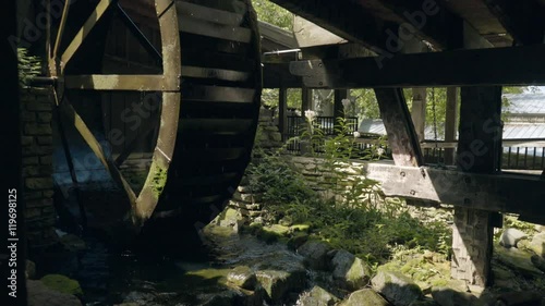 old water wheel