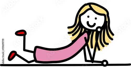 Fröhliches Mädchen