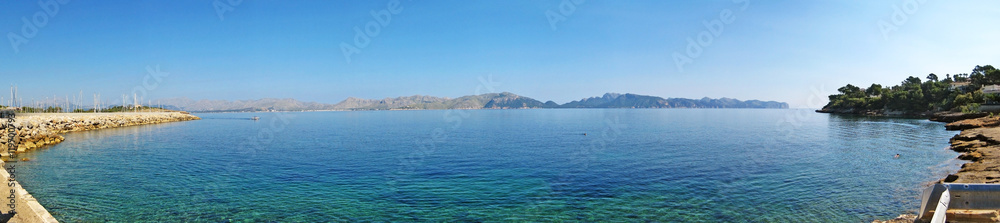 Peninsula Formentor - Bay of Pollenca panorama