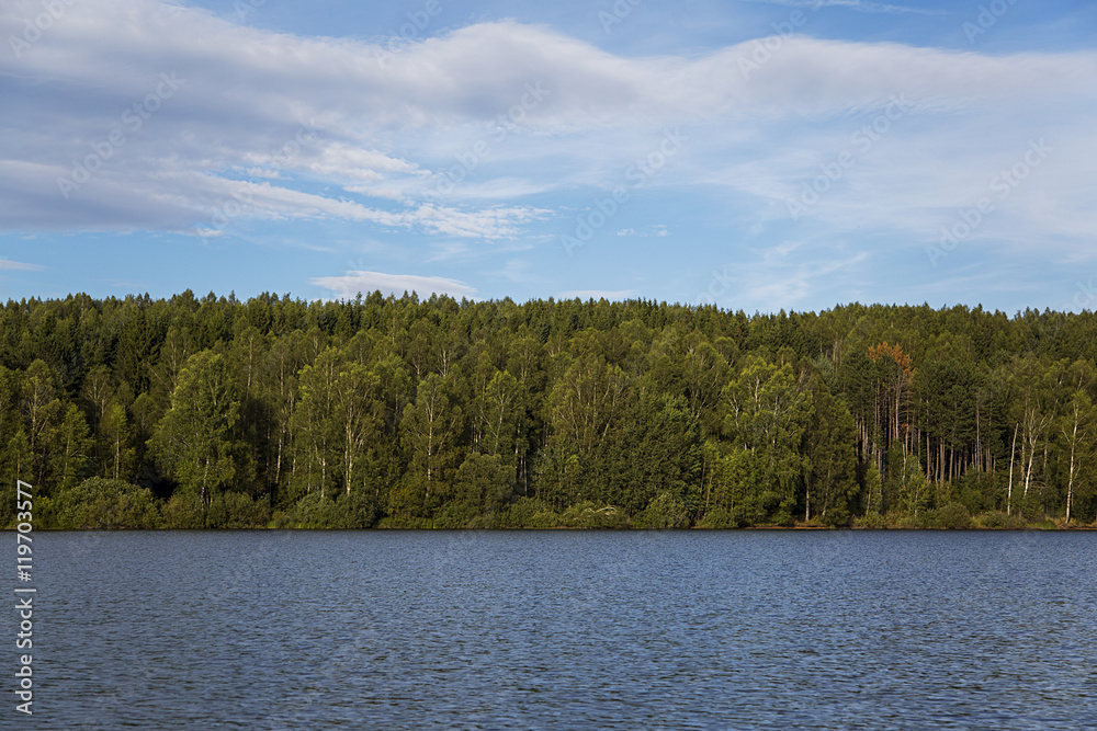 Fototapeta premium Lake Vlasina in Serbia
