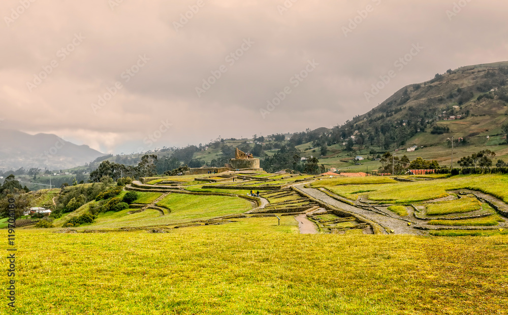 Obraz premium Temple Of The Sun In Ingapirca