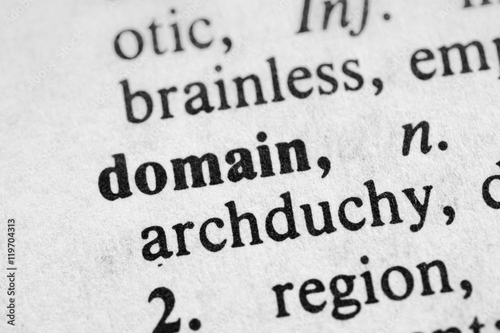 Obraz premium Domain