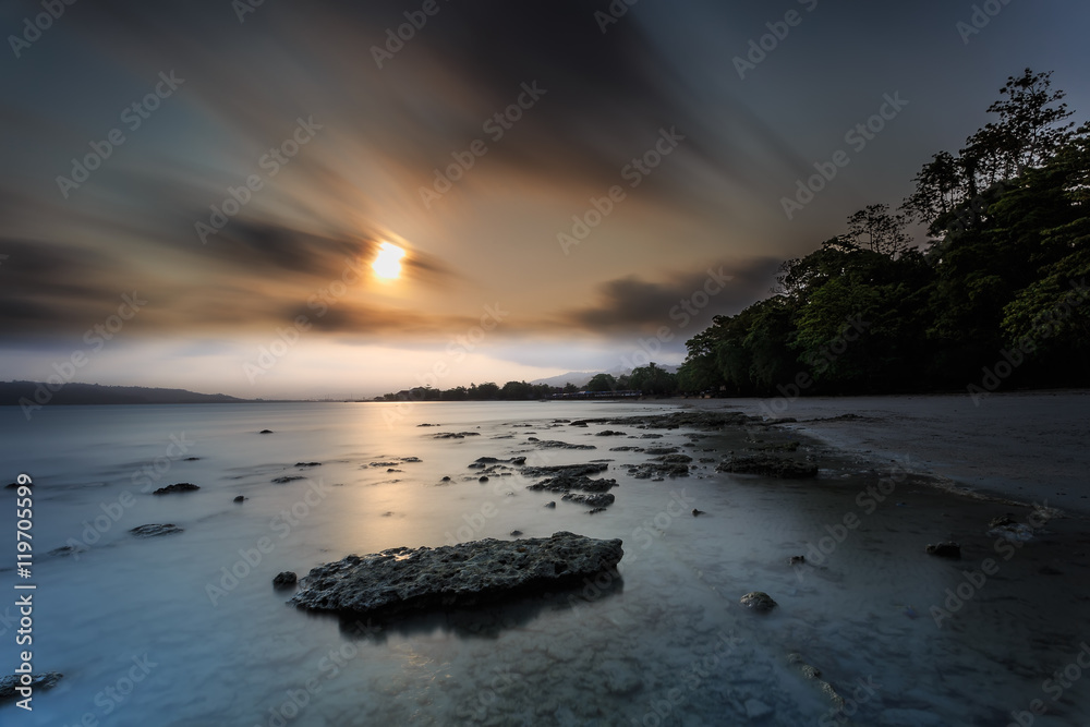 Zdjęcie Stock: landscape sunrise and sunset | Adobe Stock