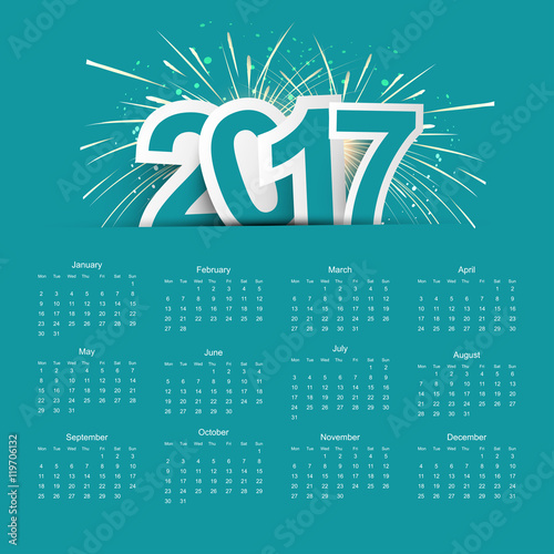 Calendar 2017