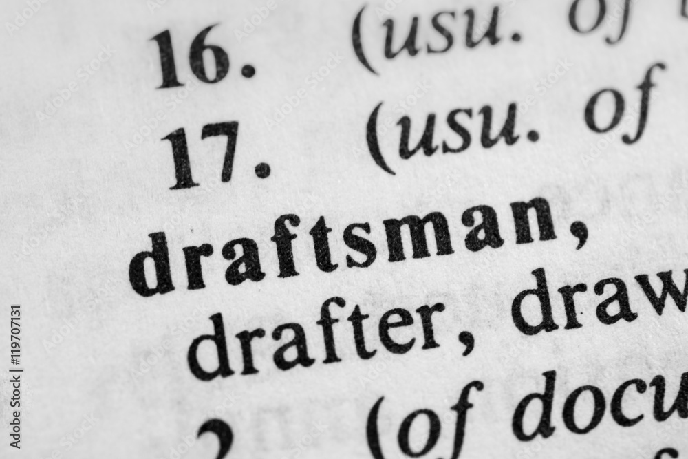 Obraz premium Draftsman