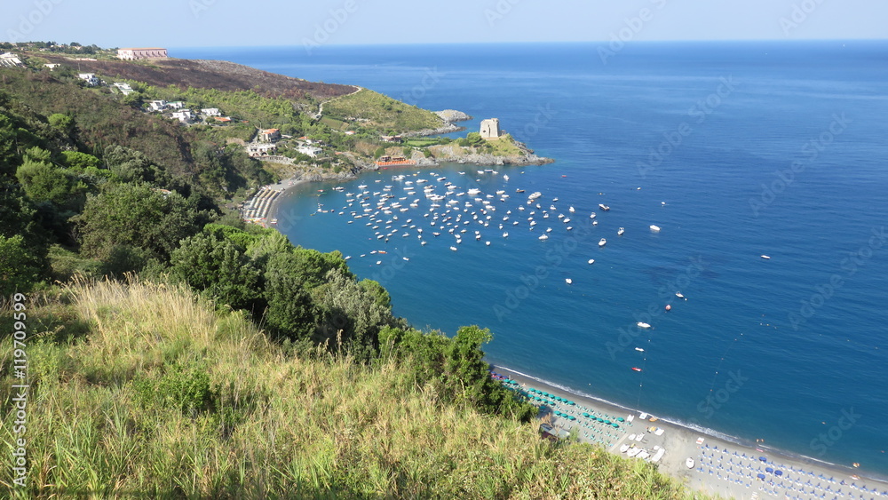 Naklejka premium san nicola arcella ,calabria
