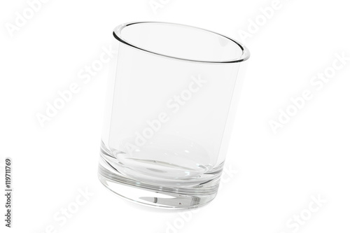 Tableau sur toile empty glass or shot, 3D rendering